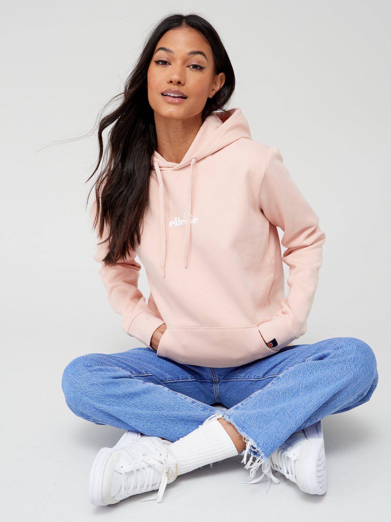  image of ellesse-womens-jazana-overhead-hoody-light-pink