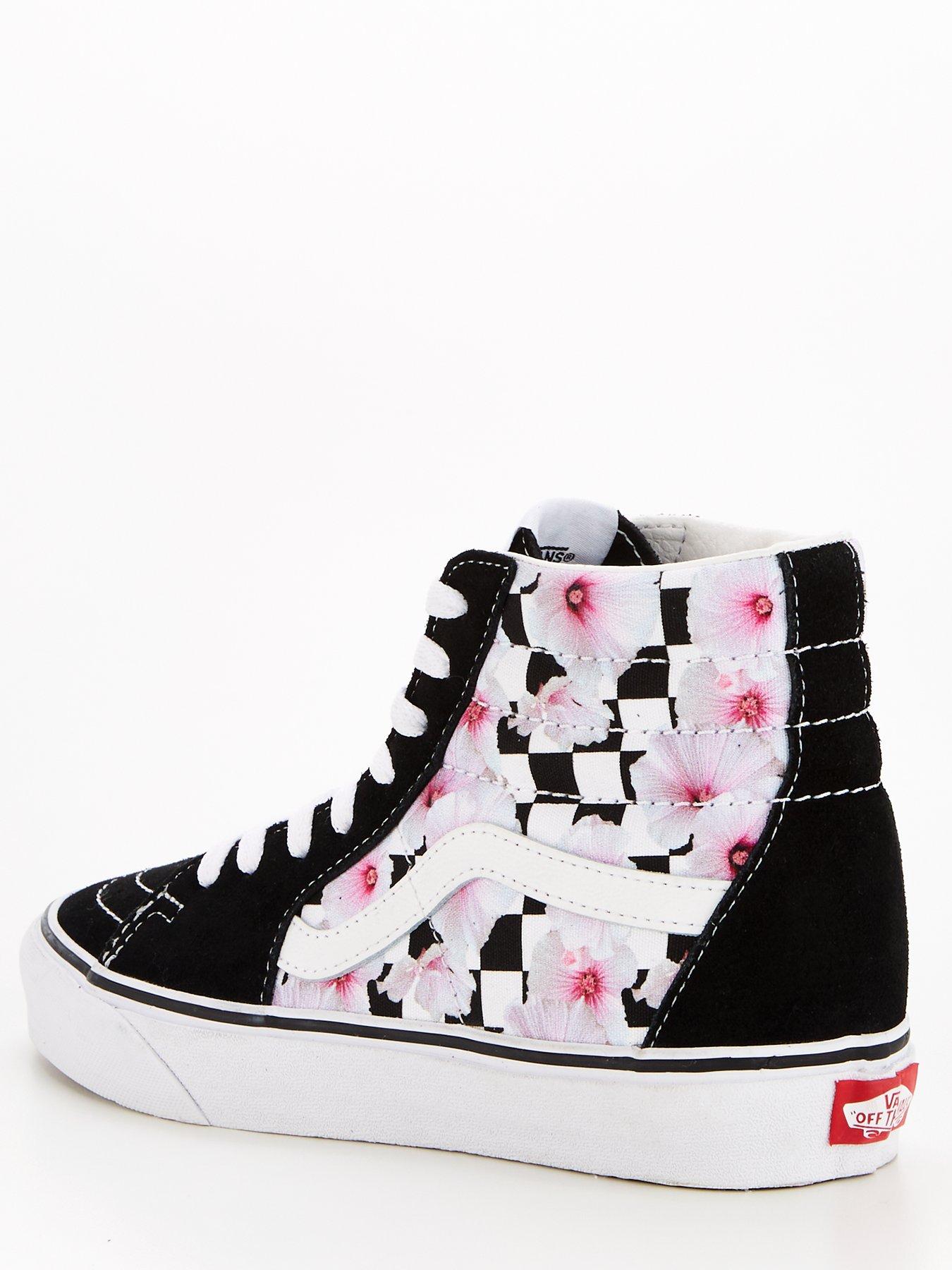 Pink and outlet black vans womens