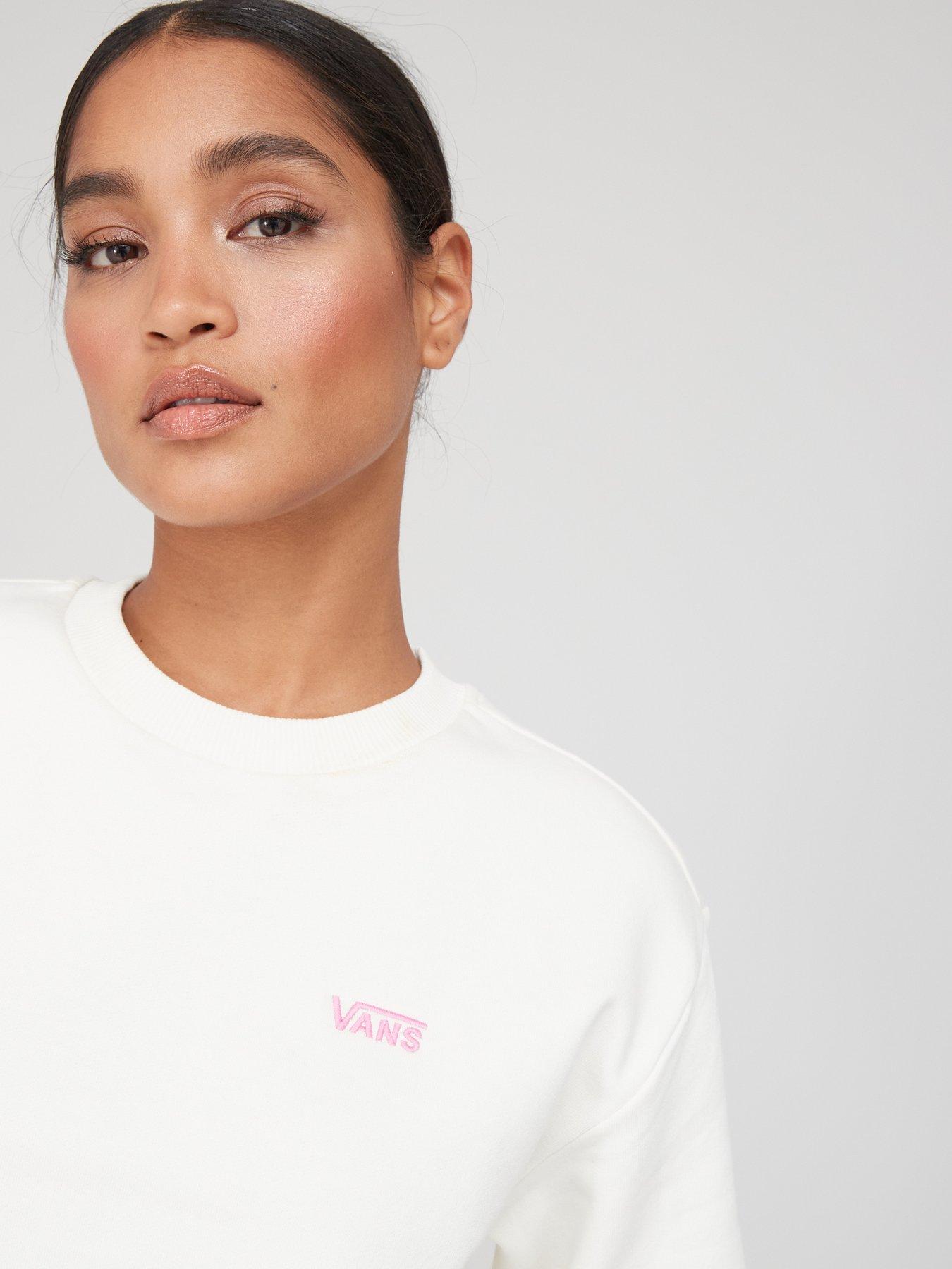  image of vans-flying-v-logo-sweatshirt-off-white