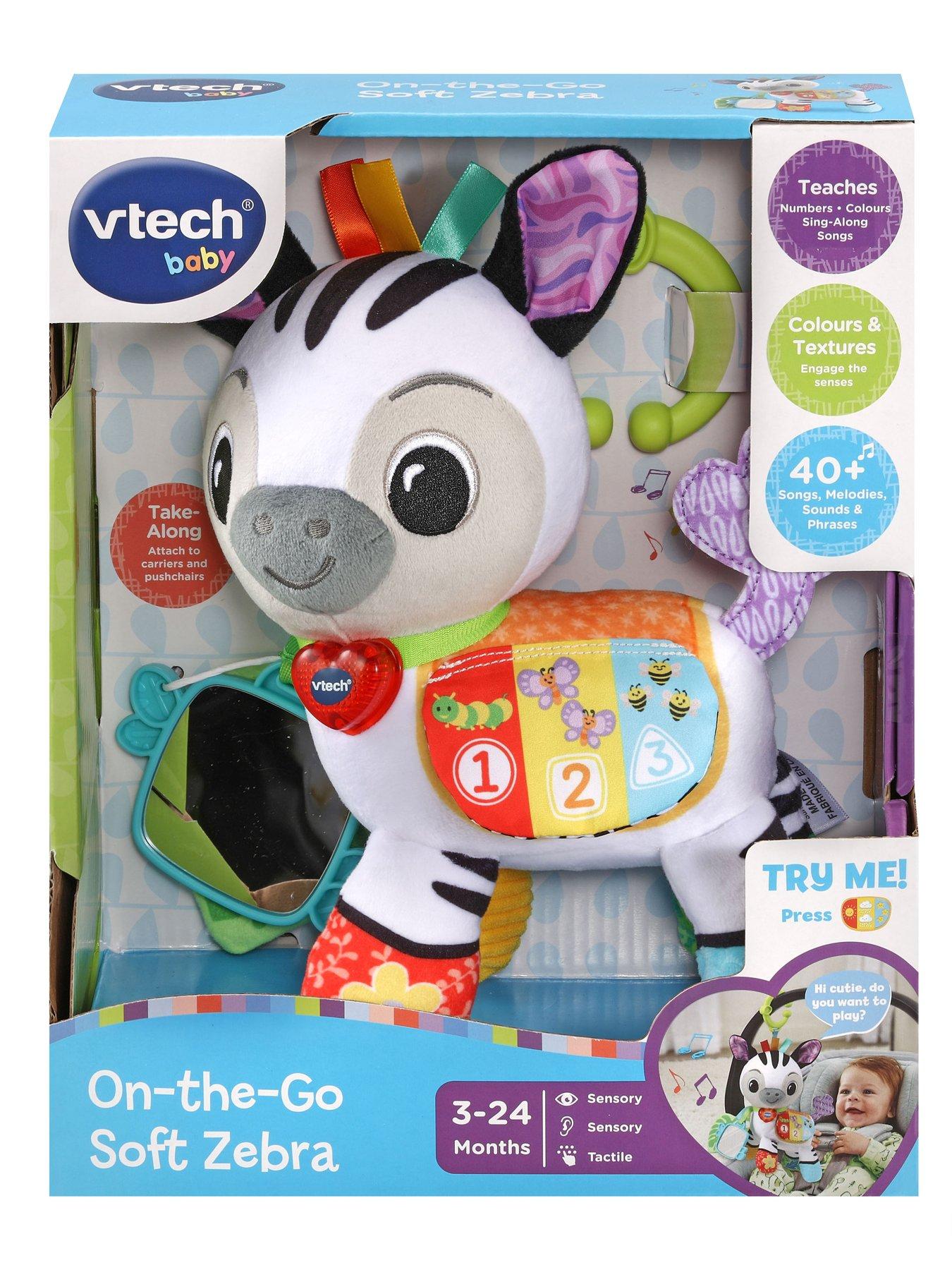 Image 7 of 7 of VTech Baby On-the-Go Soft Zebra