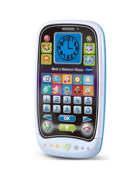 front image of vtech-chat-amp-discover-phone