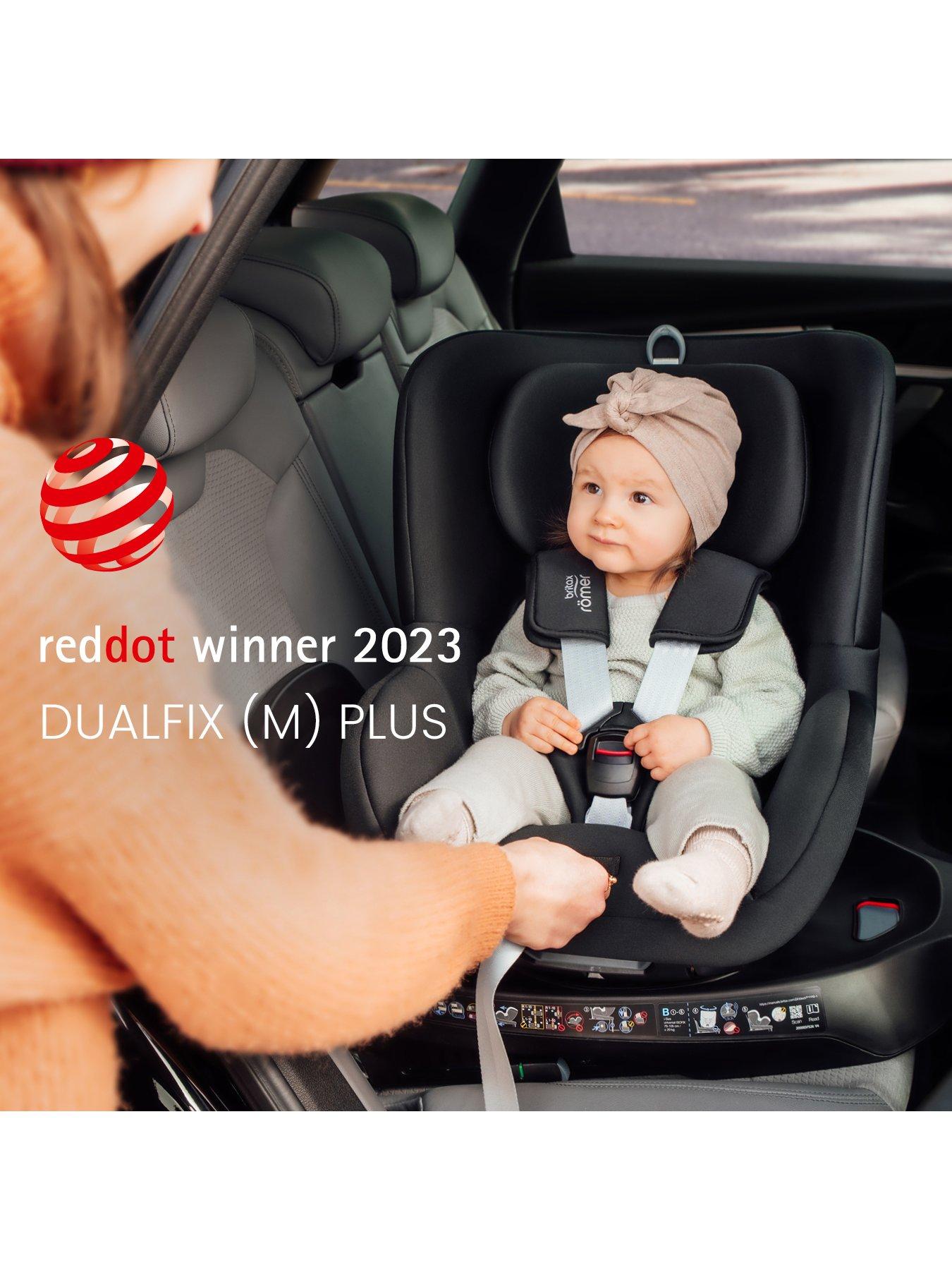  image of britax-dualfix-m-plus-3-months-4-years-76-105-cm-20kg-i-size-isofix-360-spin-car-seat-cosmos-black