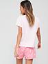  image of barbie-mini-me-out-of-office-short-pyjamas-pink