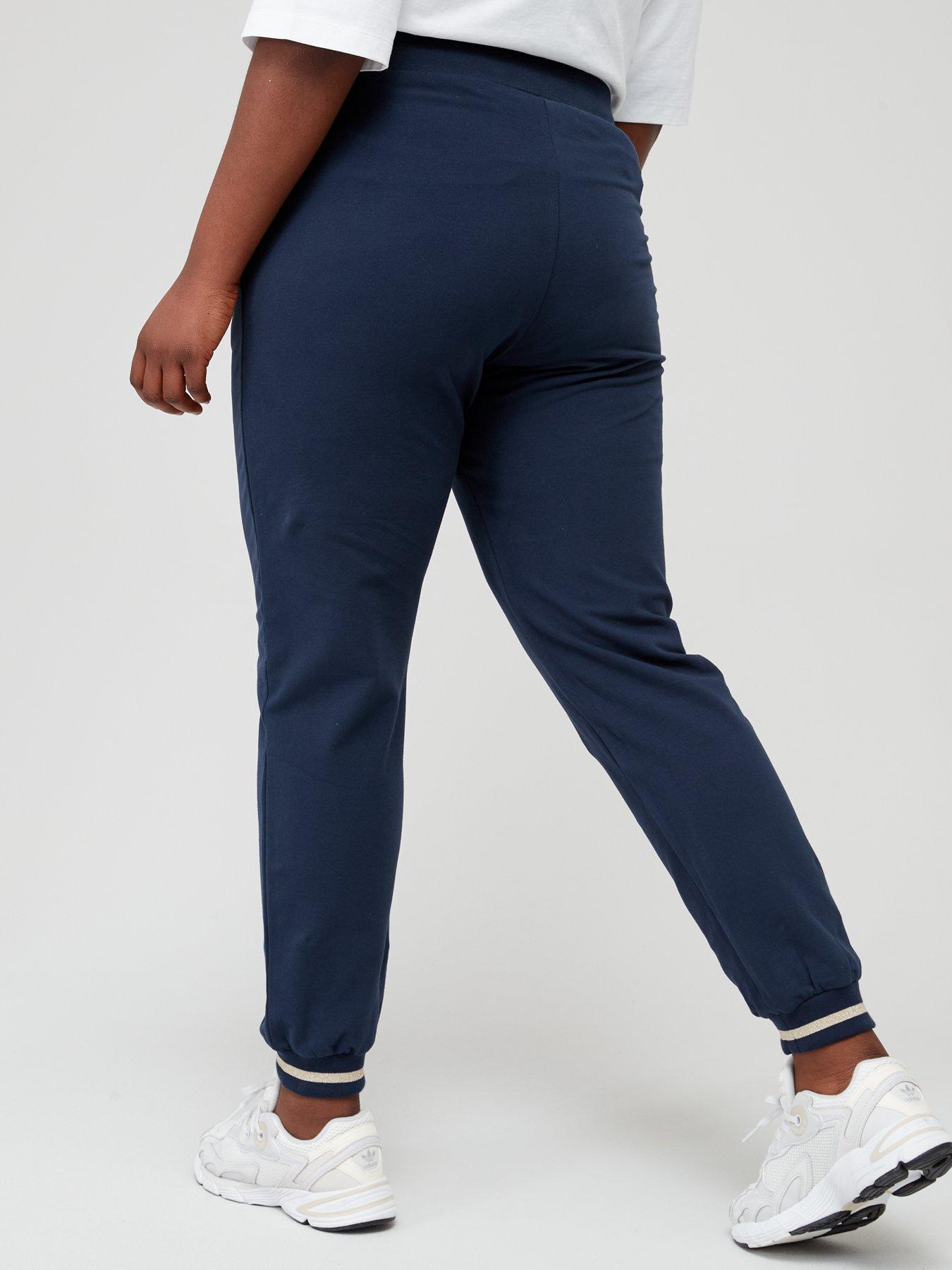 EA7 Emporio Armani Plus Size Logo Jogger Navy littlewoods