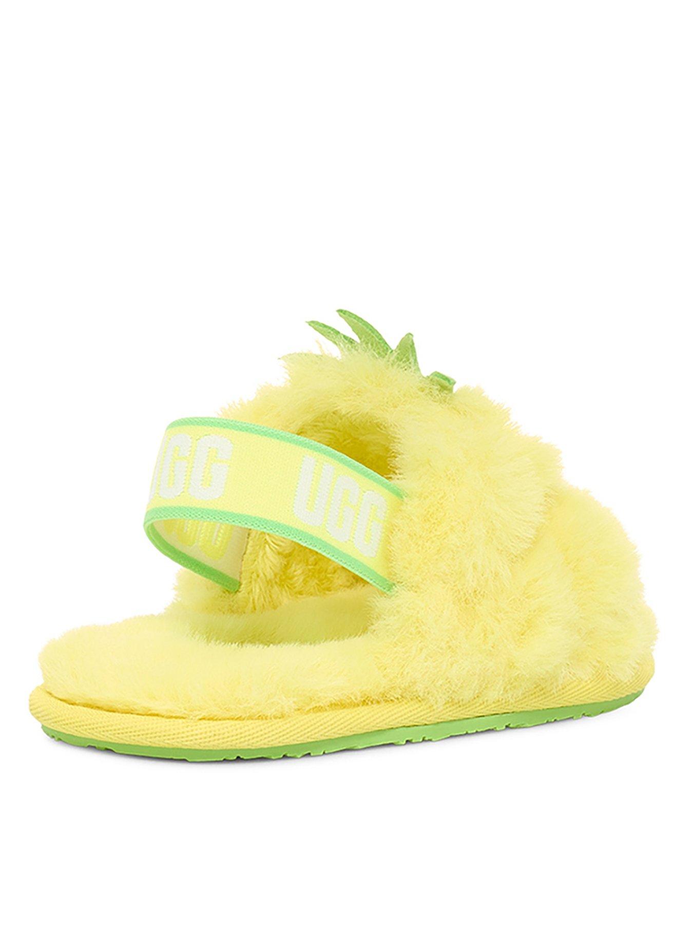 Ugg fluff yeah discount slide neon yellow