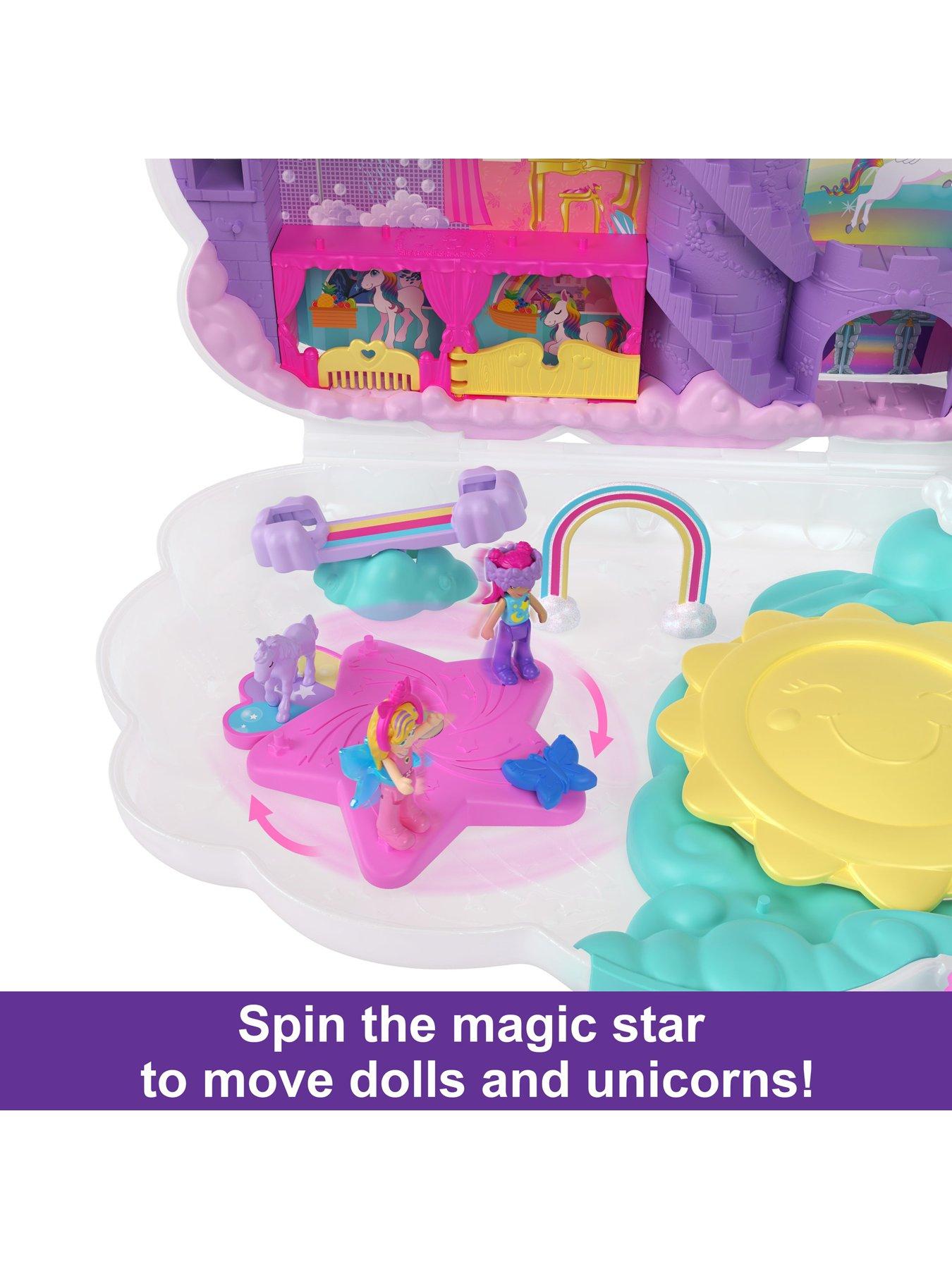  image of polly-pocket-rainbow-unicorn-salon-compactnbspplayset