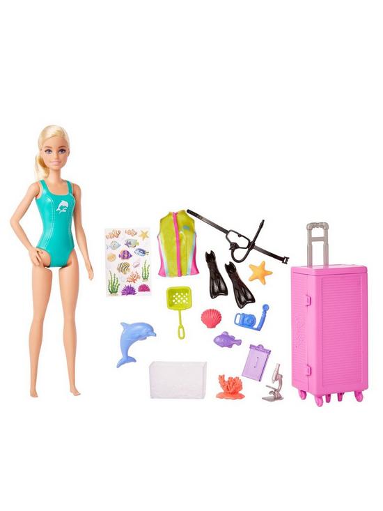 back image of barbie-marine-biologist-doll-and-accessories