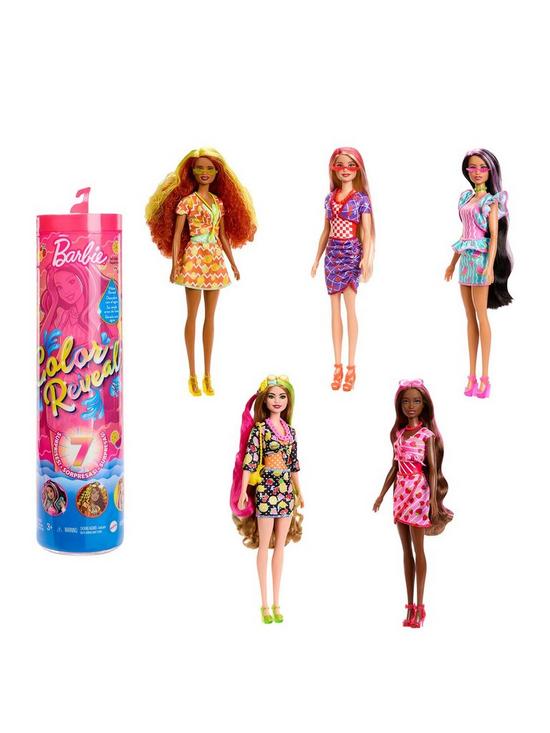 front image of barbie-colour-reveal-sweet-fruits-doll-assortment