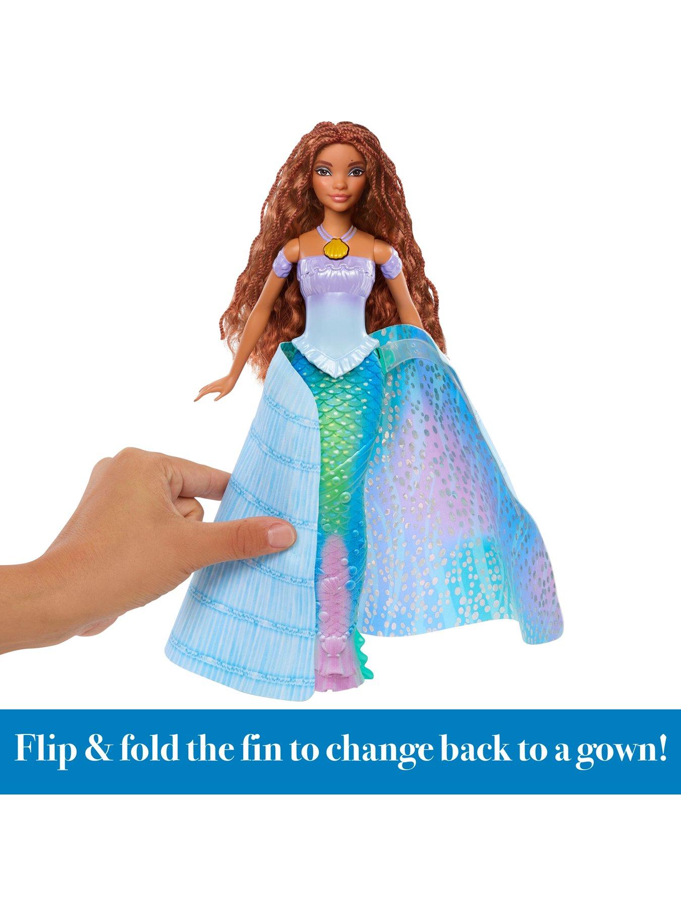  image of disney-the-little-mermaidnbsptransformingnbspariel-fashion-doll