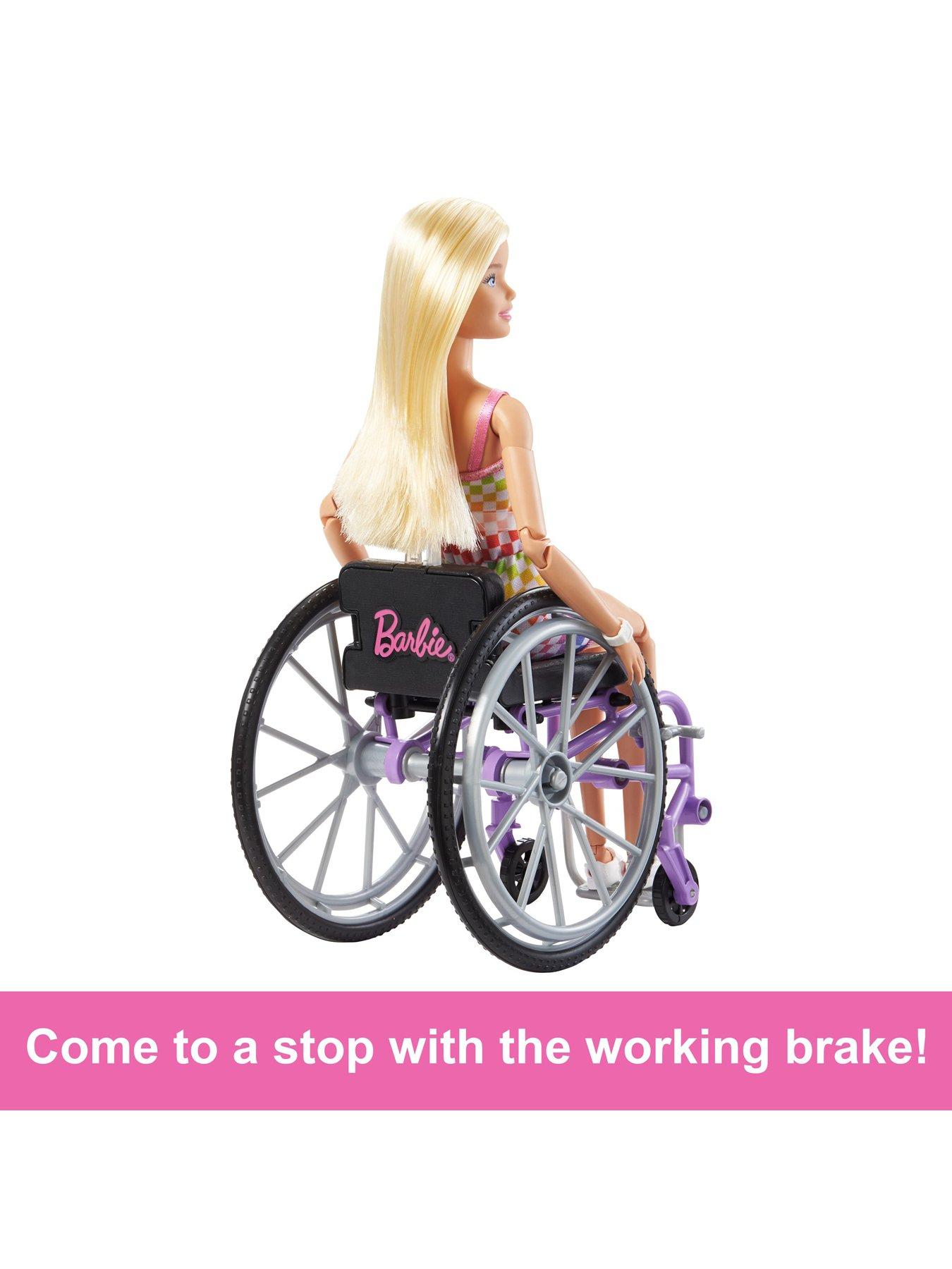 Image 4 of 6 of Barbie Fashionista Doll #193 with Wheelchair &amp; Ramp