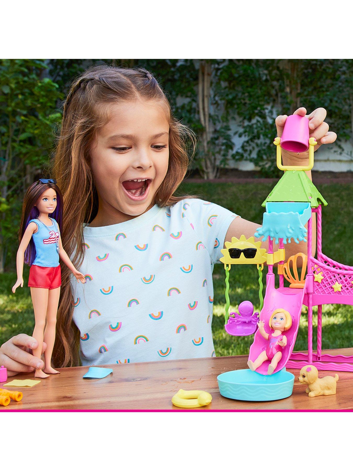 Barbie has a baby in water top