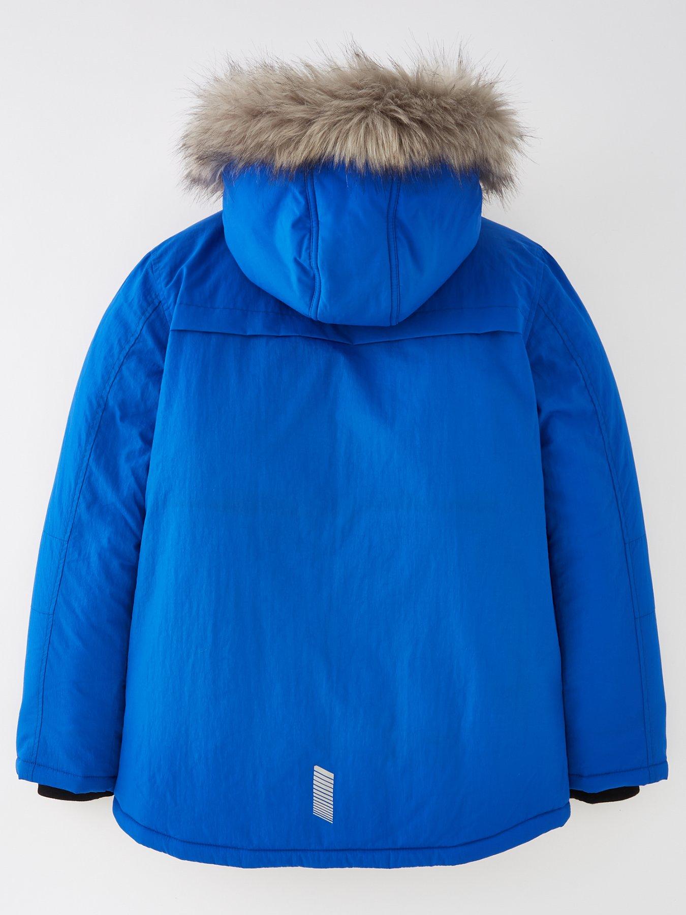  image of v-by-very-cobalt-blue-parka