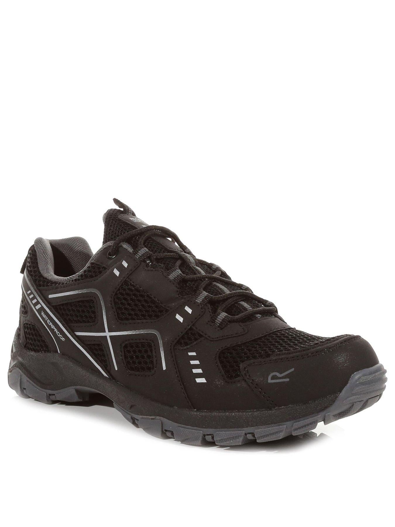  image of regatta-mens-vendeavour-waterproof-walking-shoe--black