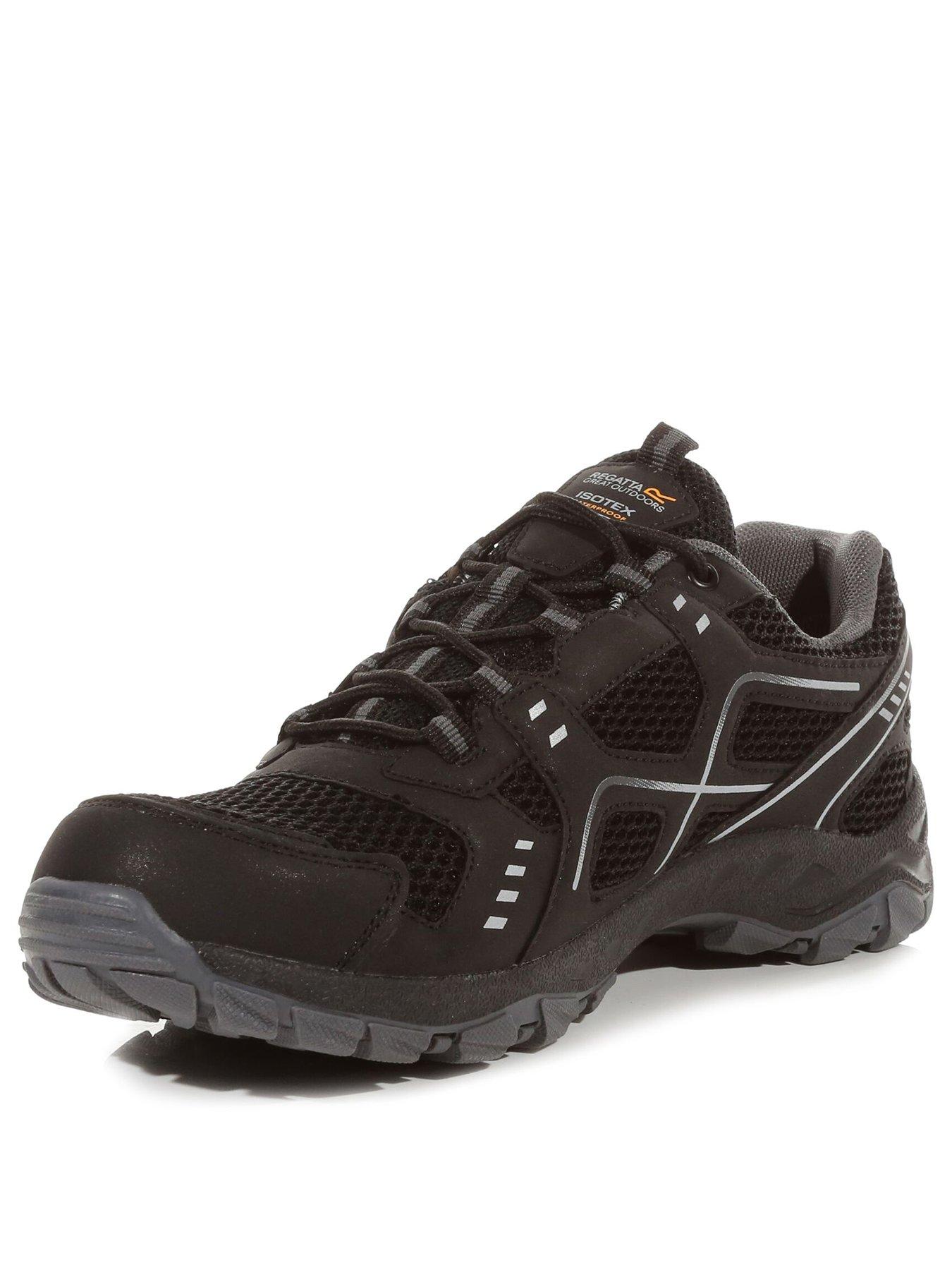  image of regatta-mens-vendeavour-waterproof-walking-shoe--black