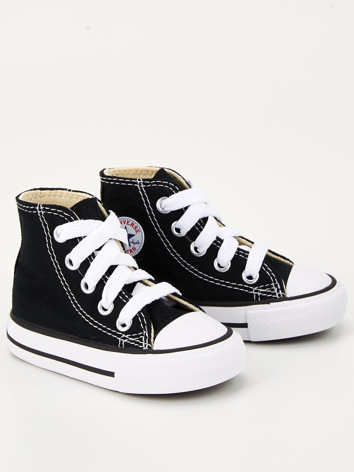 Black high top converse toddler hotsell