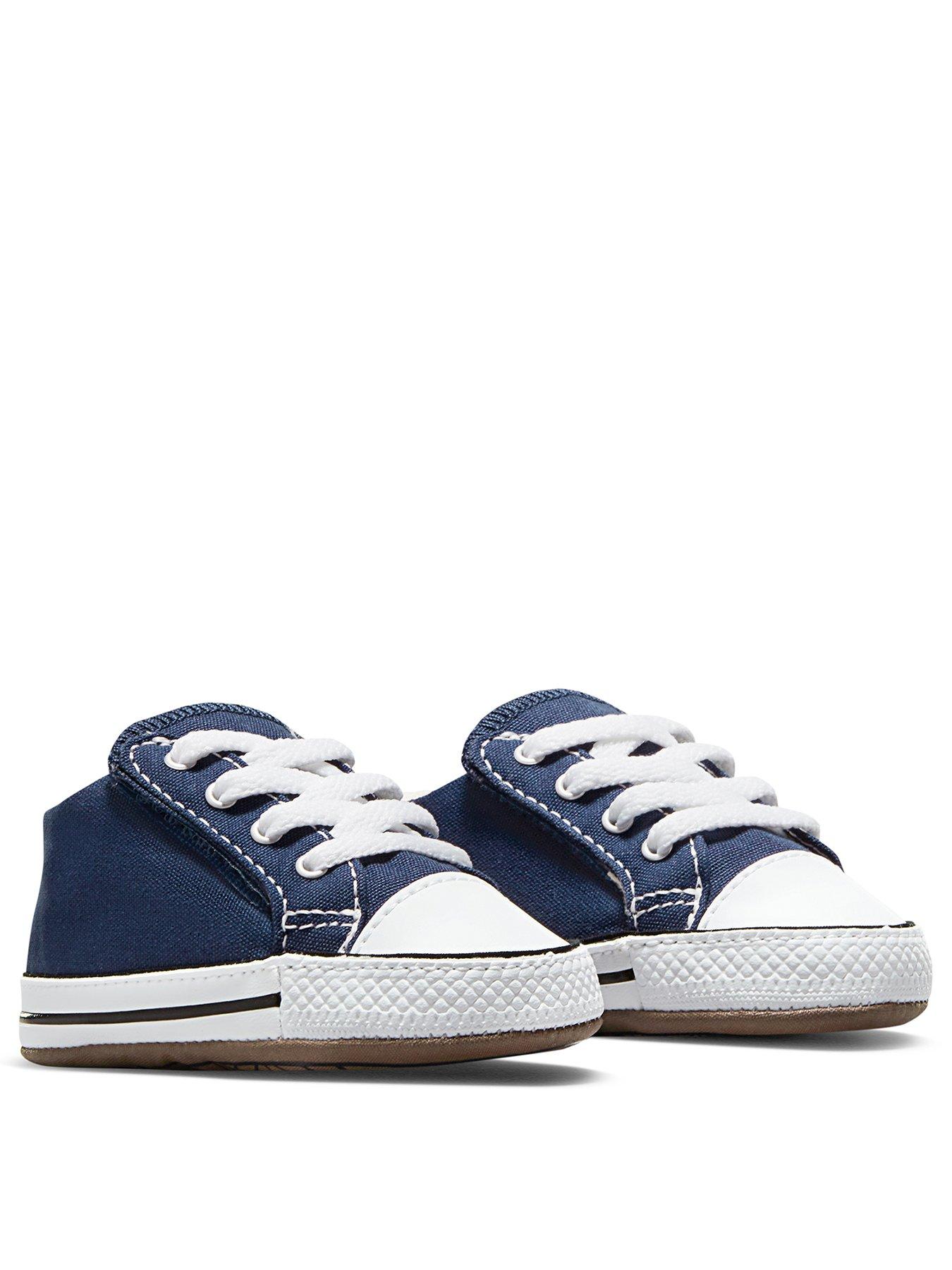 Image 2 of 7 of Converse Chuck Taylor All Star Cribster Canvas Mid Top Trainers - Navy