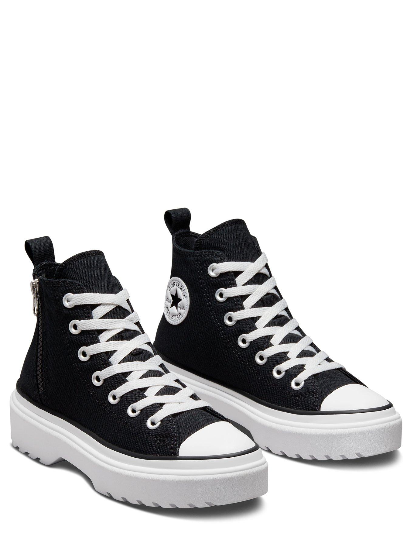 Girls cheap black converse