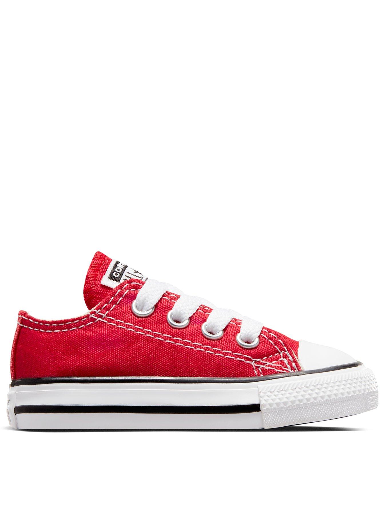 Infant red converse best sale