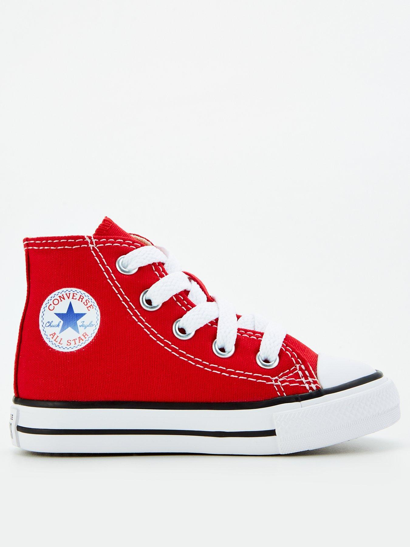  image of converse-infant-hi-top-trainer-red