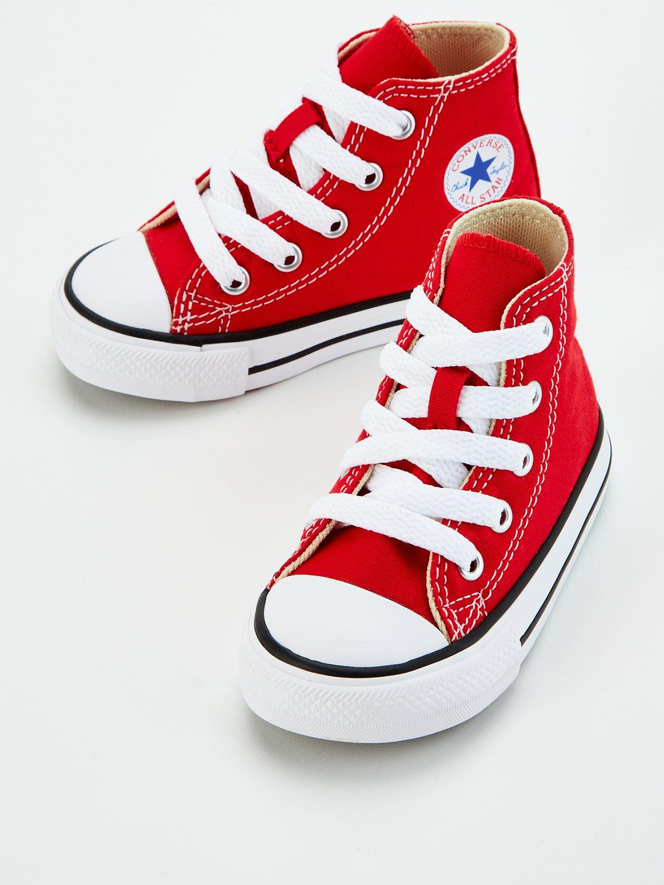  image of converse-infant-hi-top-trainer-red