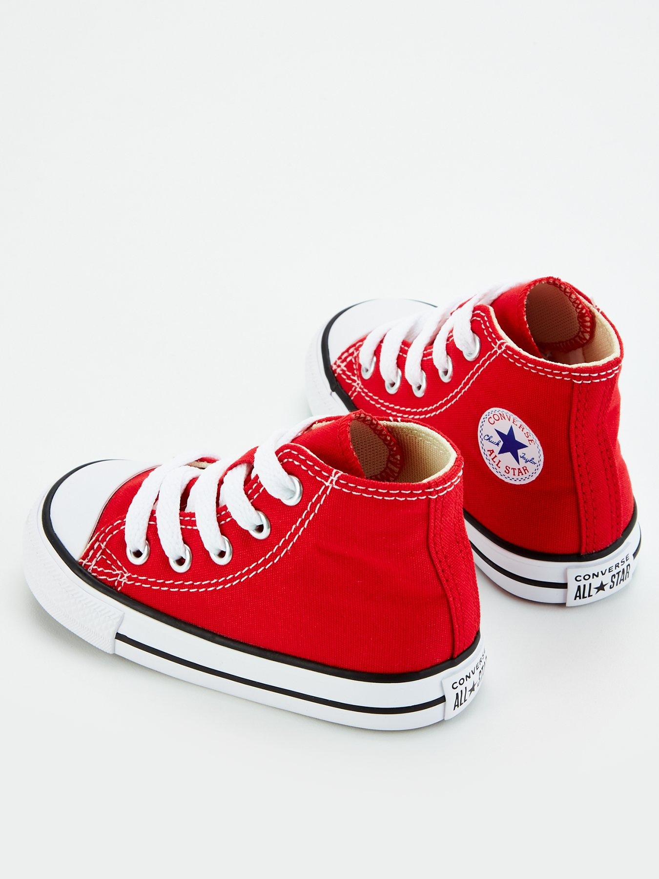  image of converse-infant-hi-top-trainer-red