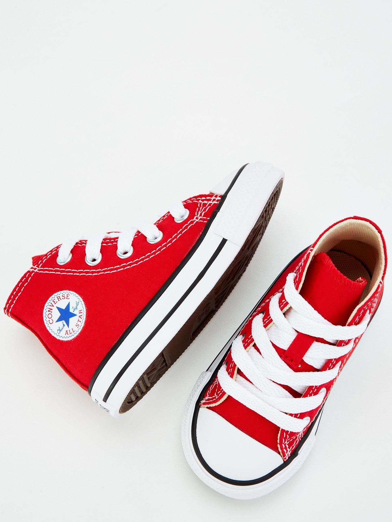 image of converse-infant-hi-top-trainer-red