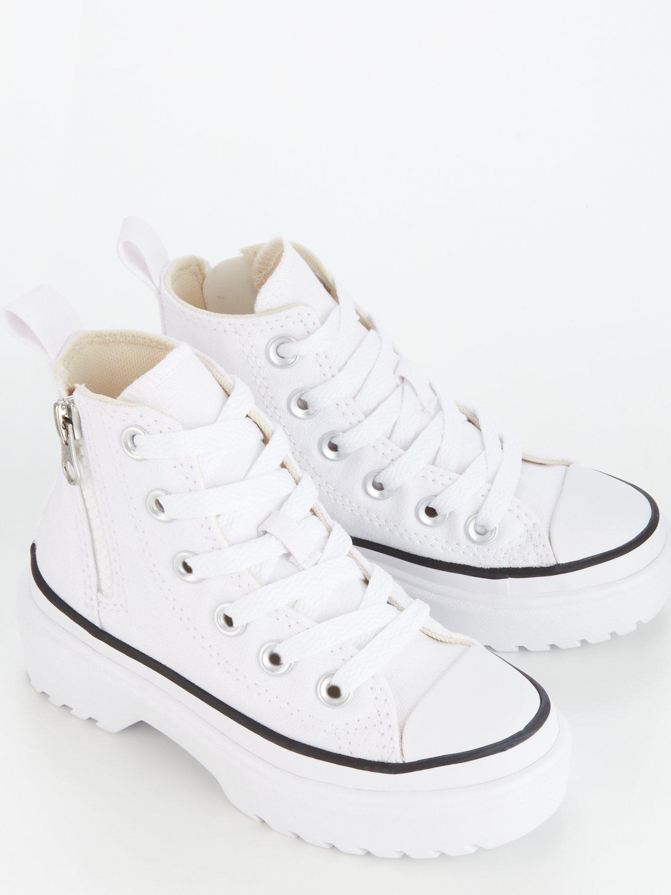 Childrens deals white converse