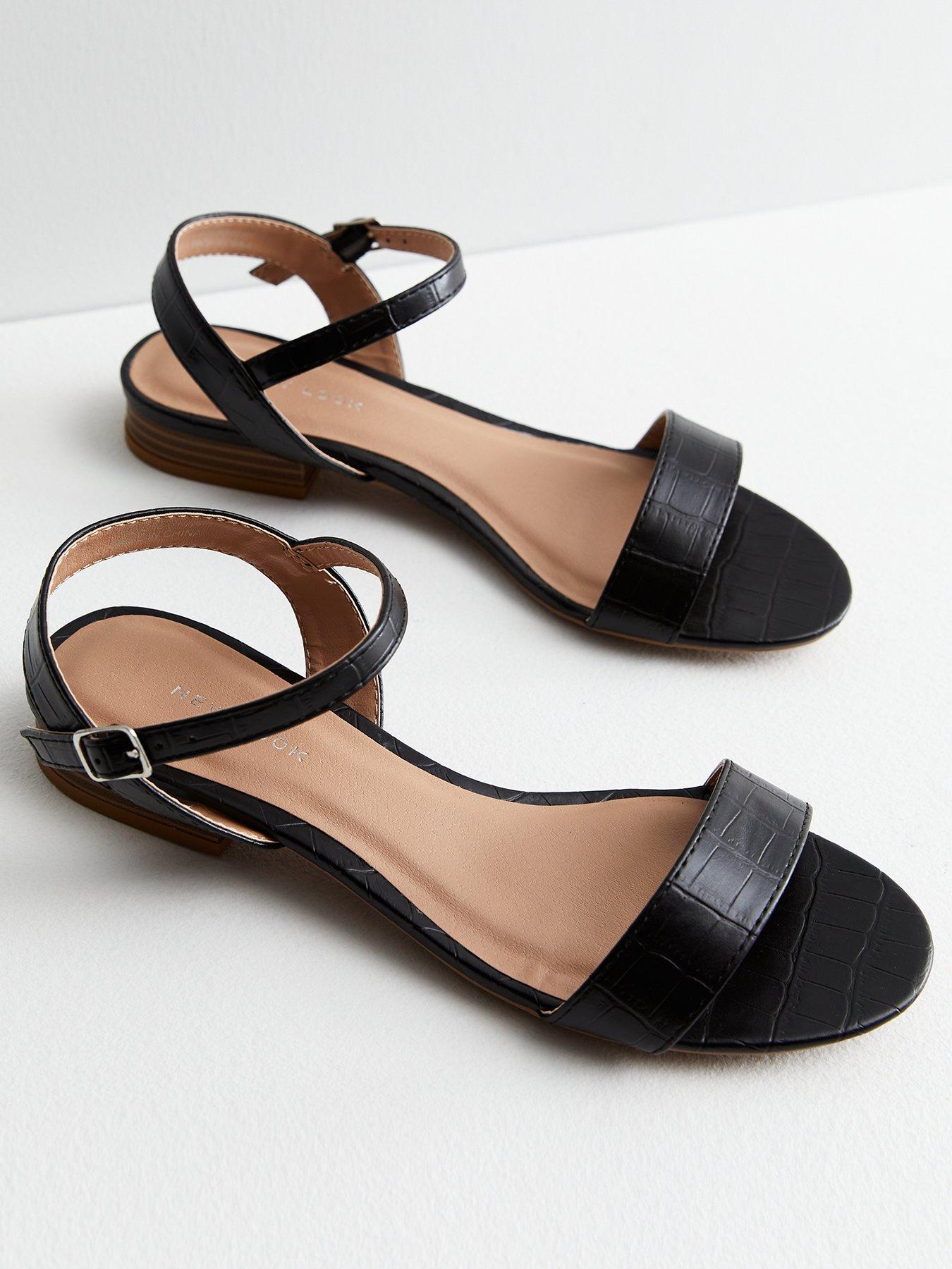 New look low block hotsell heel sandals