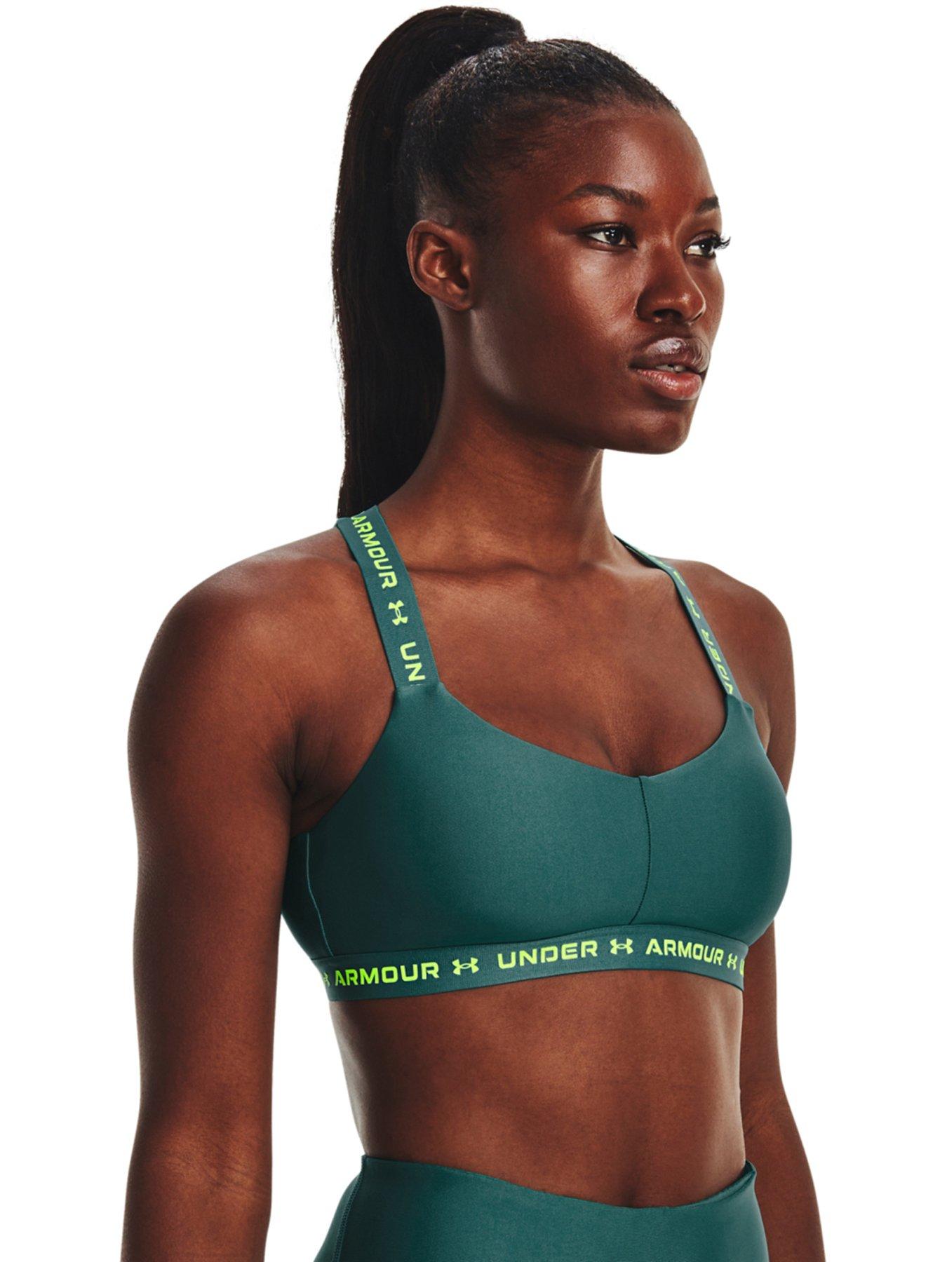 UNDER ARMOUR Crossback Low Support Bra - Green