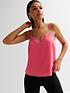  image of new-look-bright-pink-lace-trim-cami