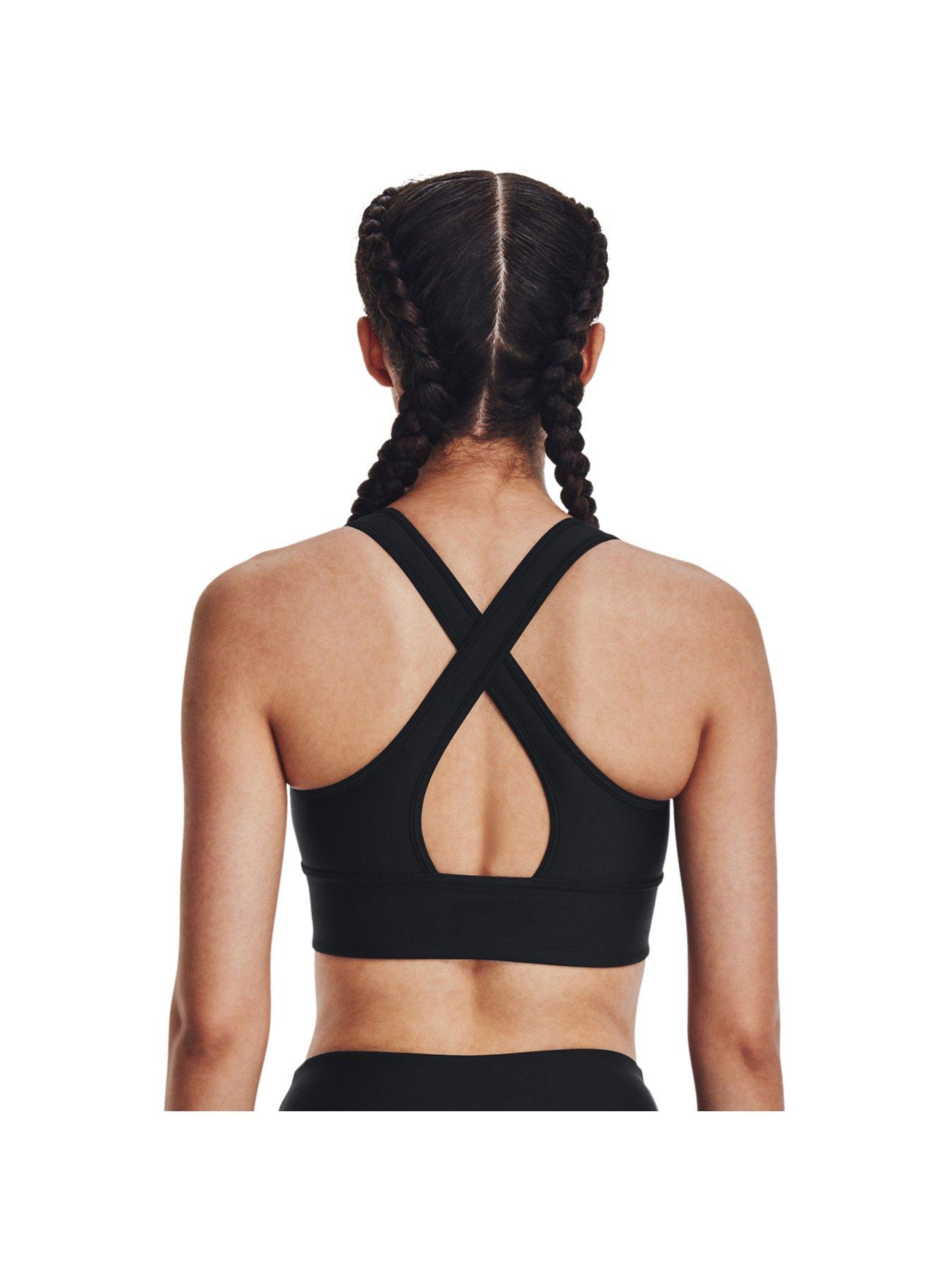 stillFront image of under-armour-womens-crossback-longline-sports-bra-blackwhite