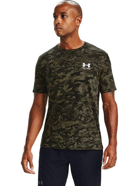 front image of under-armour-training-abc-camo-ss-t-shirt