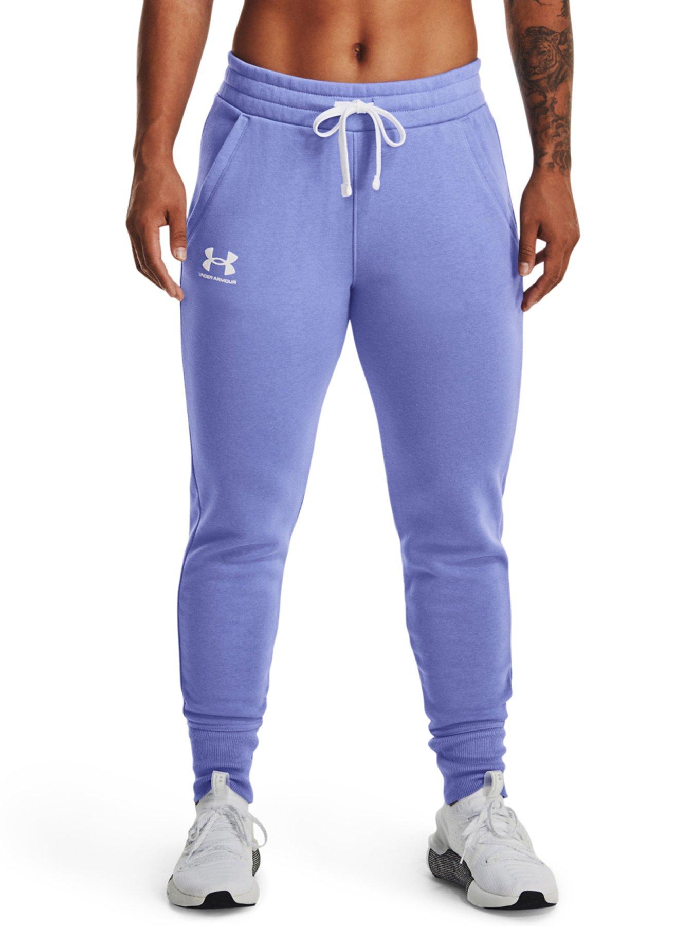 UNDER ARMOUR Womens Training Rival Terry Jogger - Purple