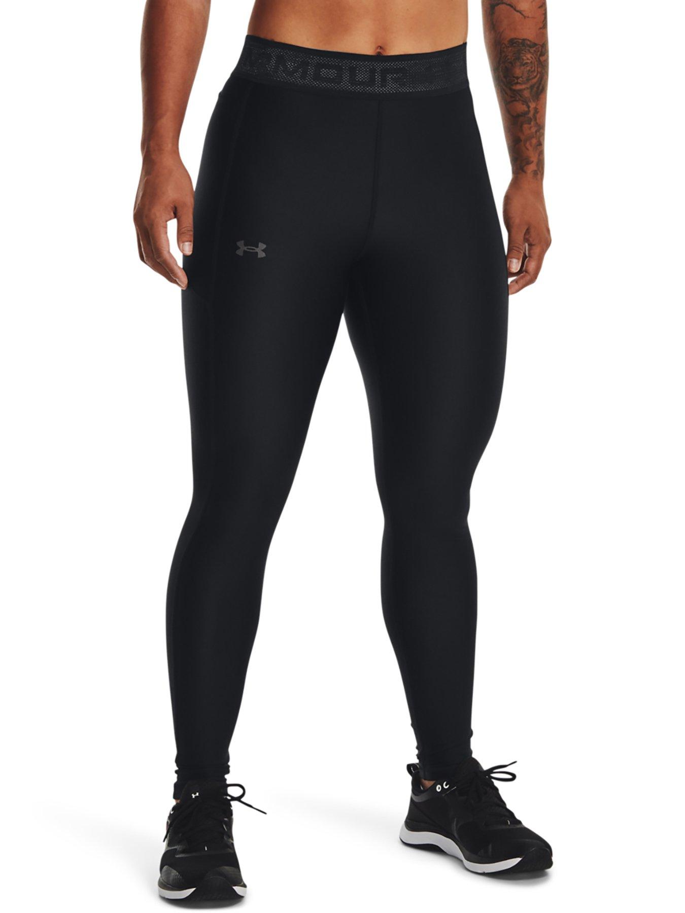 Under Armour ARMOUR BRANDED - Leggings - black/black 