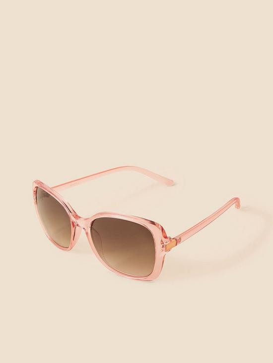 front image of accessorize-oversized-square-sunglasses