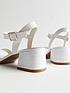  image of new-look-white-leather-look-2-part-block-heel-sandals