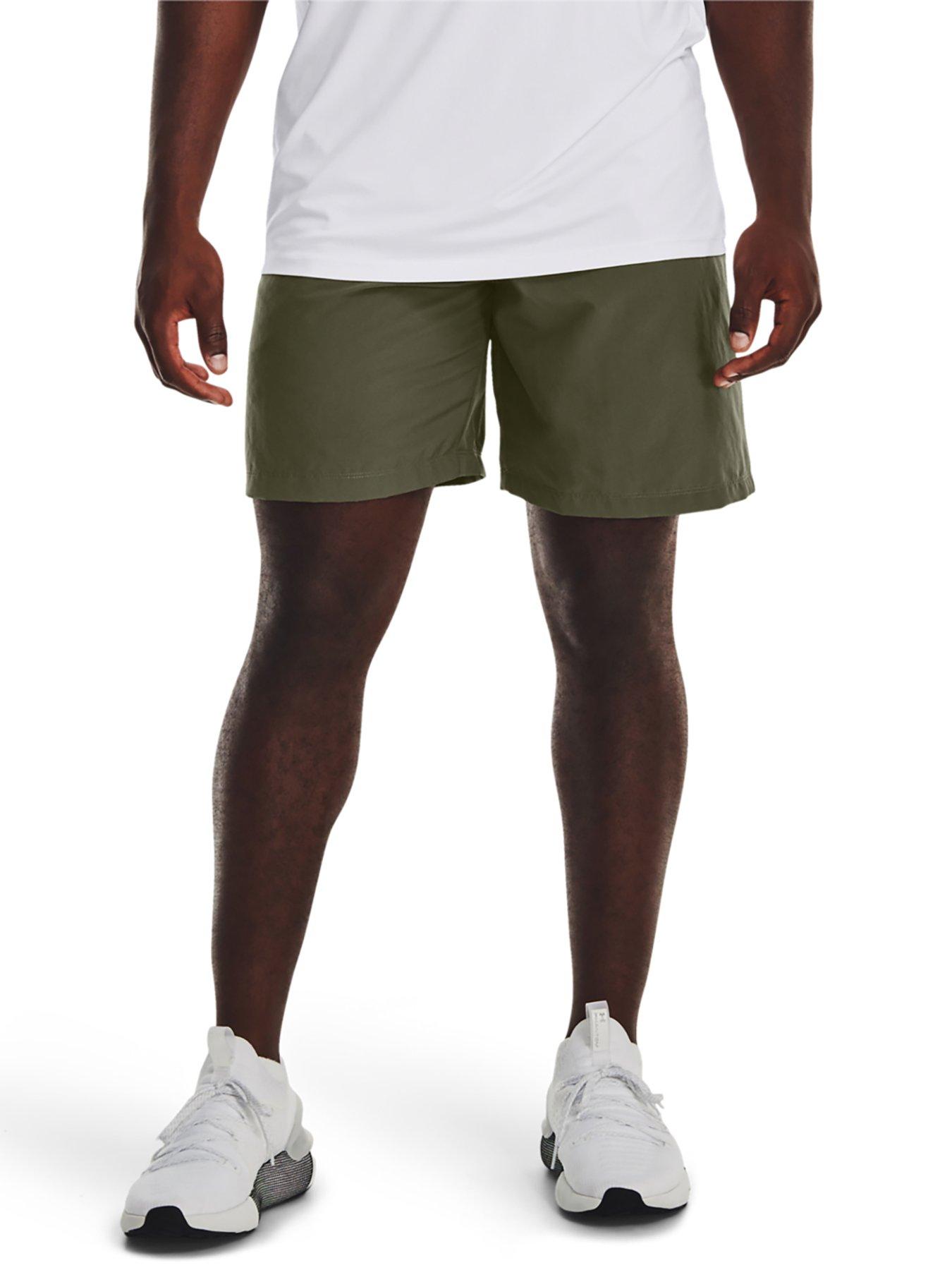 Polyester best sale khaki shorts