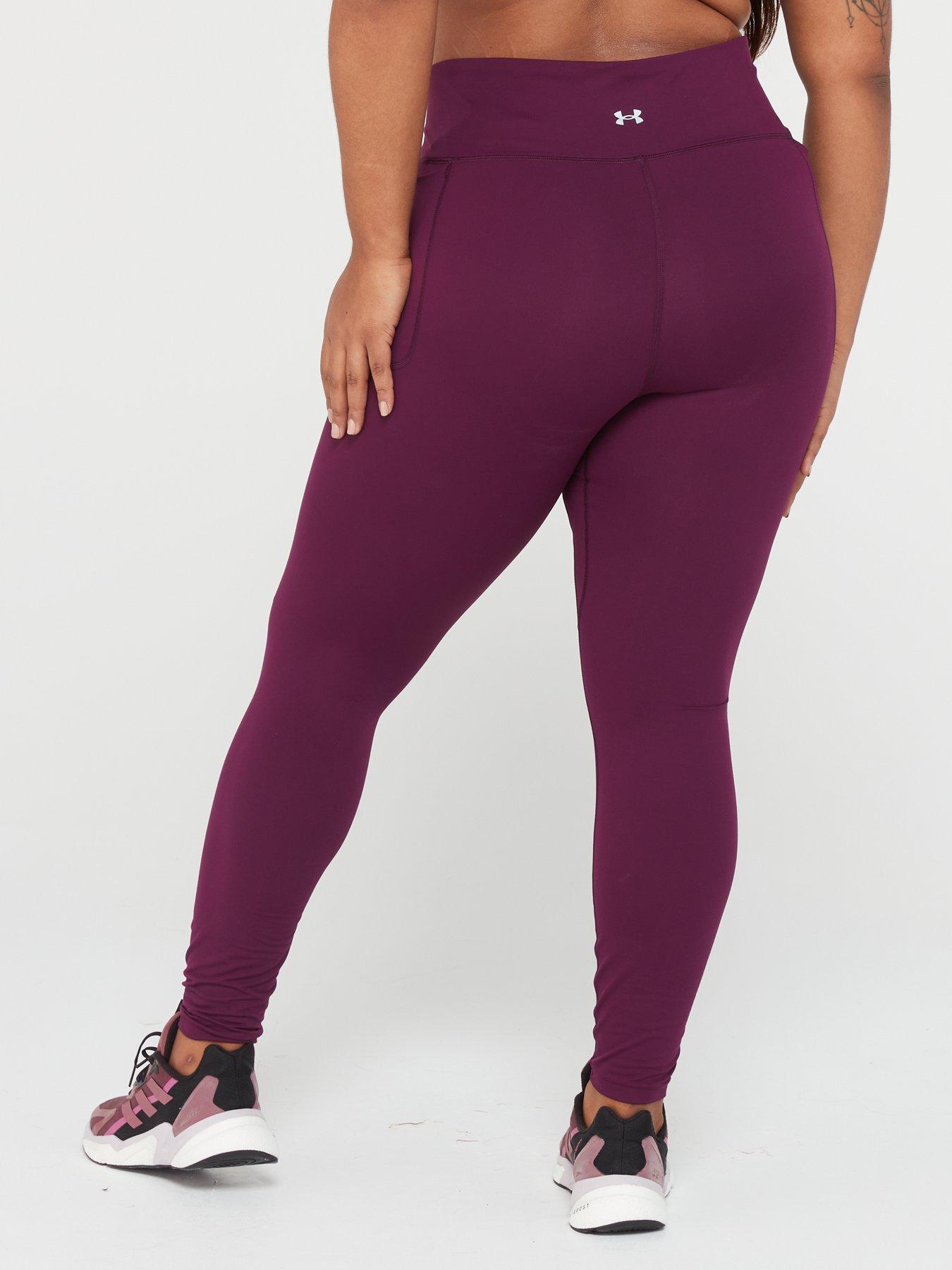 Calvin Klein Performance Womens M Active Ribbed 7/8 Length Leggings Lilac  $69