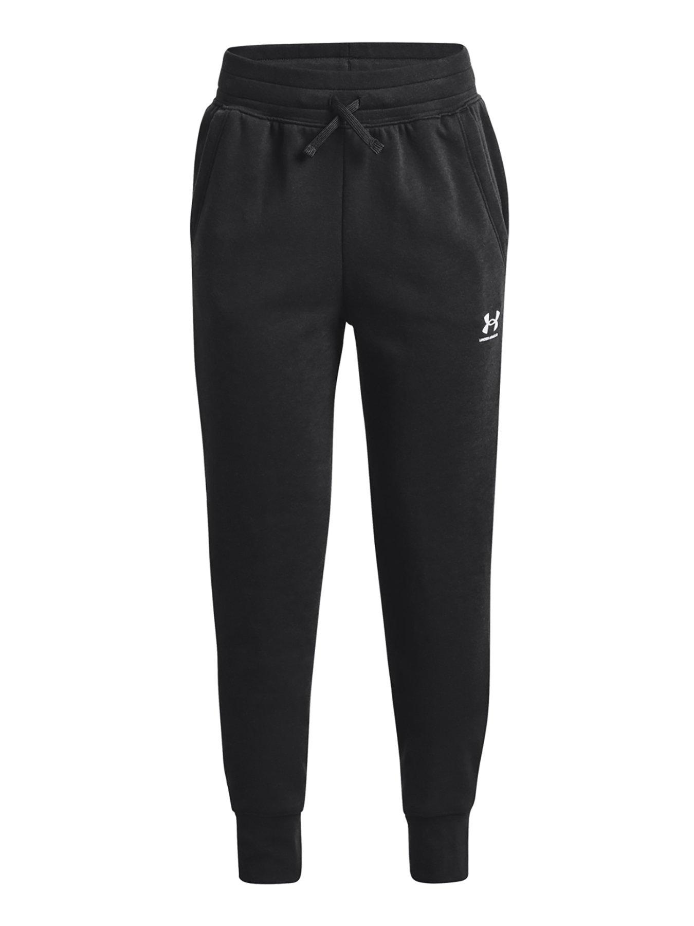 UNDER ARMOUR Rival Fleece Joggers Older Girls - Black/White