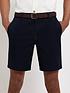  image of river-island-belted-chino-short-slim