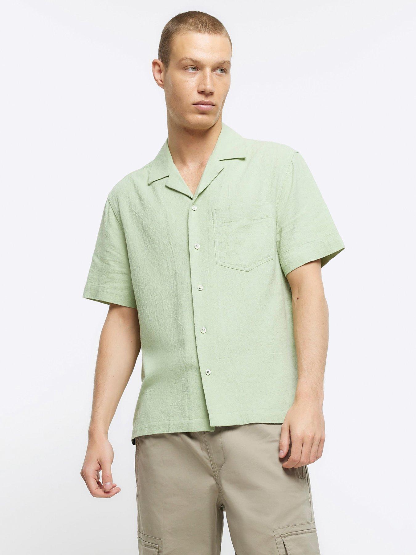 River island clearance linen shirt