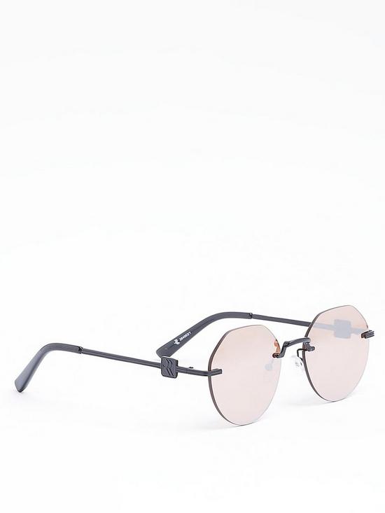 stillFront image of river-island-rimless-round-frame-sunglasses
