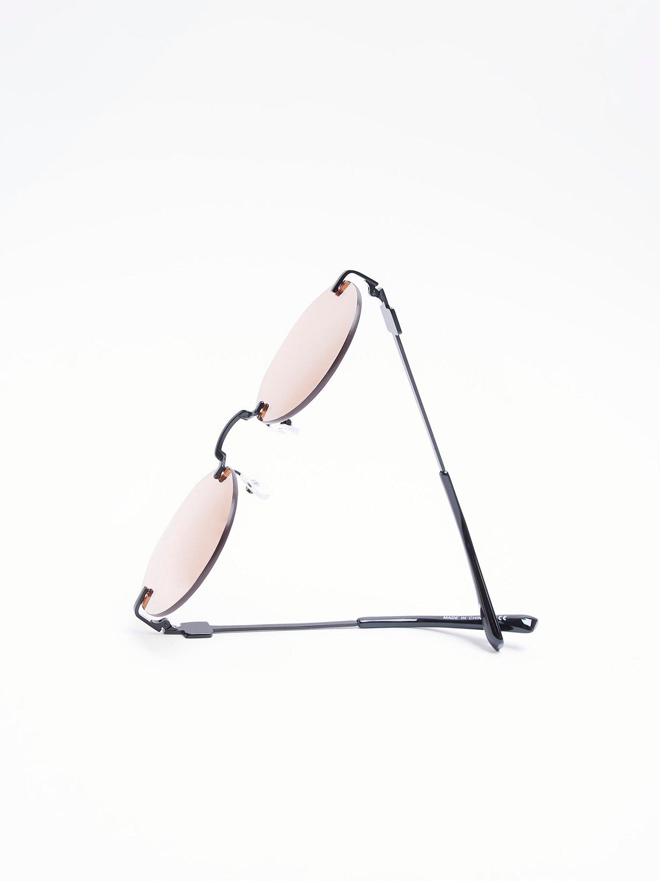  image of river-island-rimless-round-frame-sunglasses