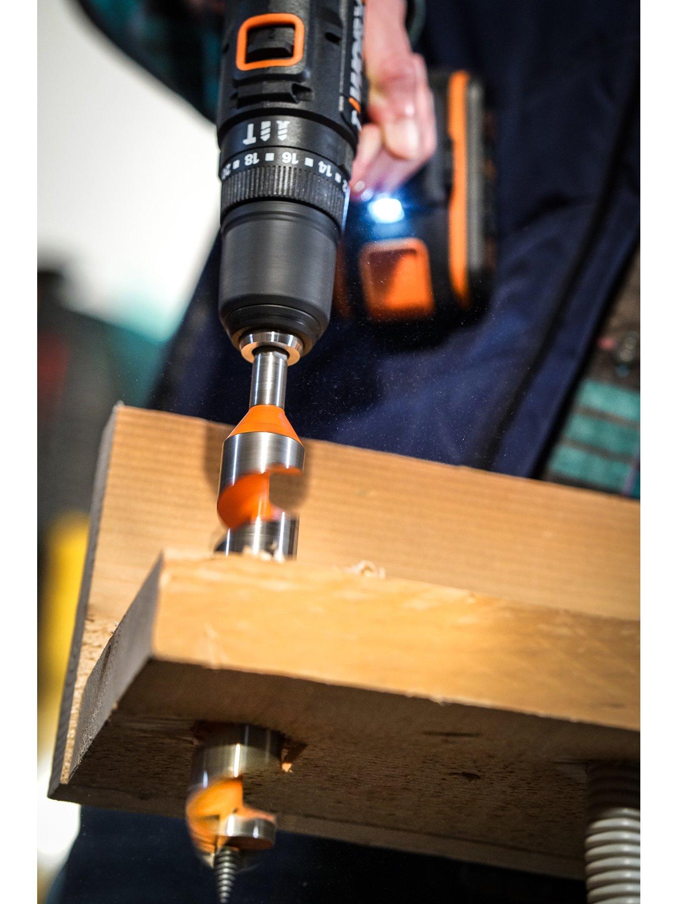  image of worx-20v-cordless-hammer-drill-with-x2-20ah-batteries-charger-amp-30pc-drill-bit-set
