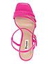  image of dune-london-magnum-barely-there-sandal-pink