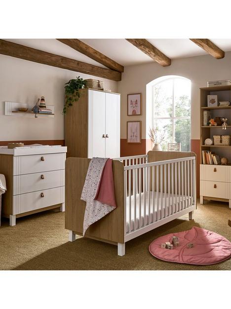 cuddleco-rafi-4-piece-nursery-furniture-set-oak-and-white