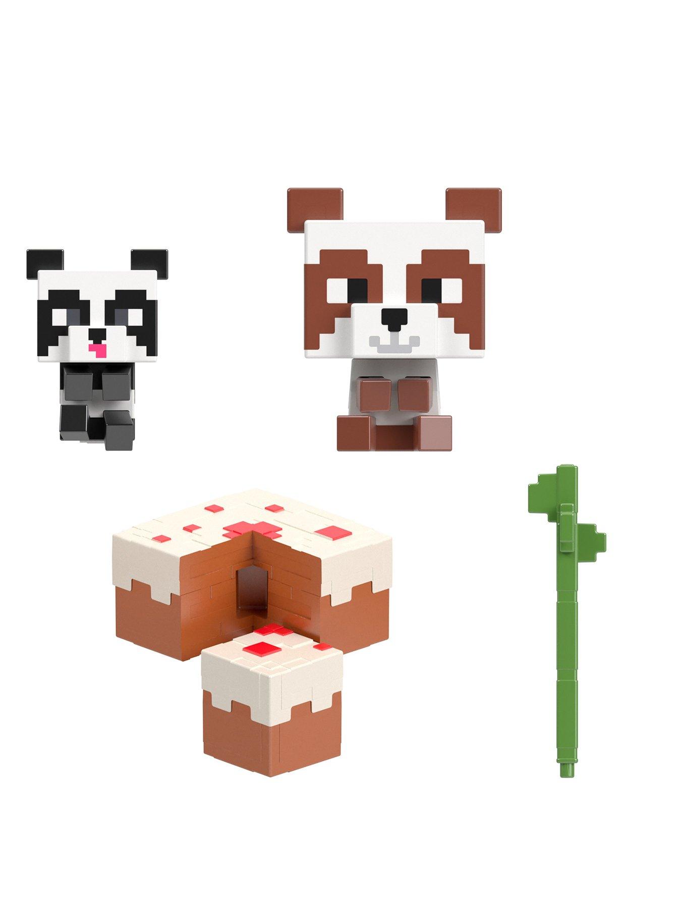 image of minecraft-mob-head-minis-panda-playhouse-set-and-figures