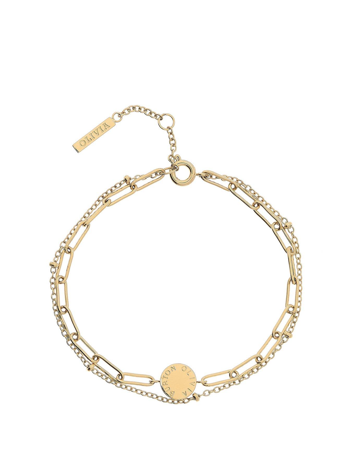 Image 1 of 6 of Olivia Burton Gold-Plated Classic Illusion Stacking Bracelet Set