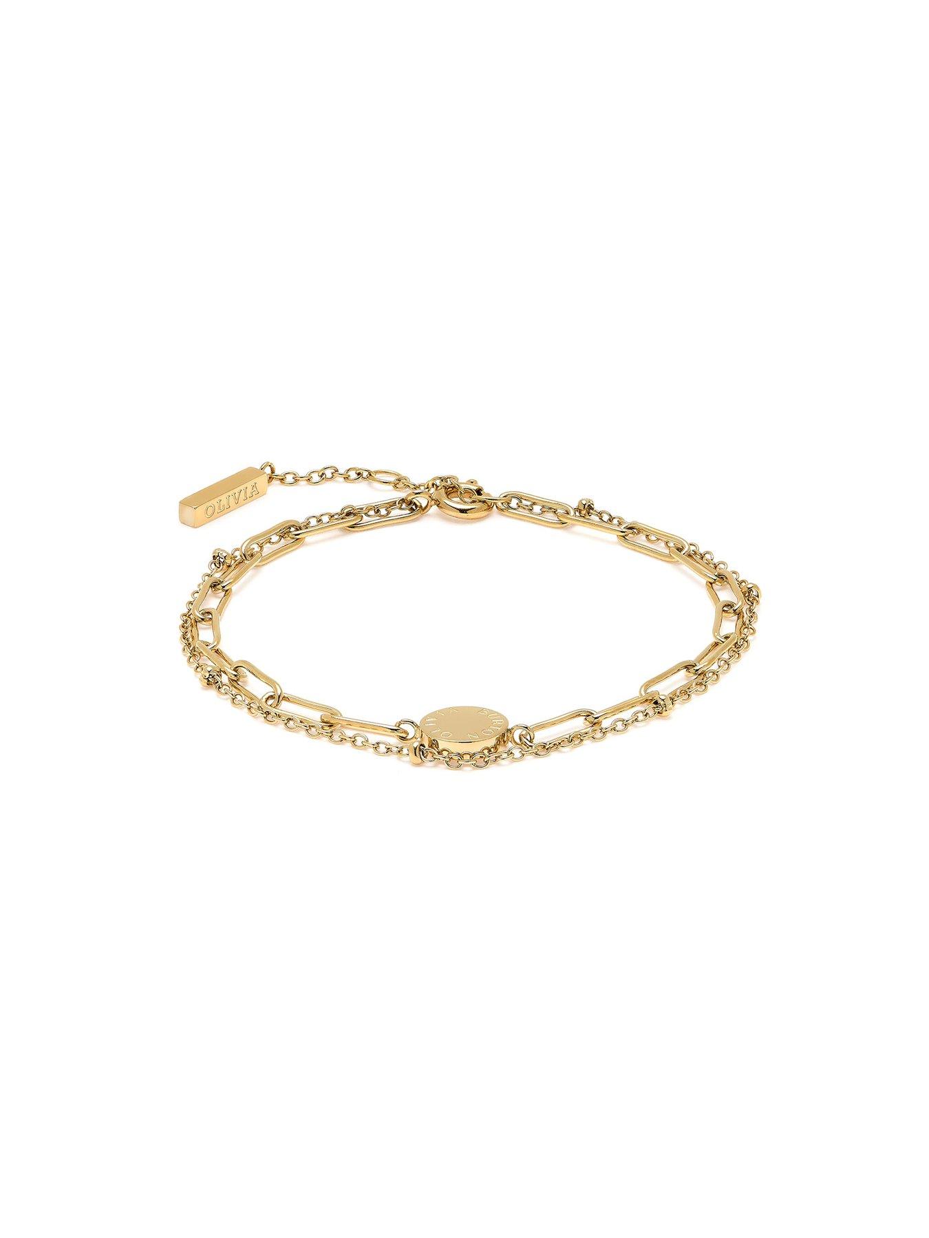 Image 3 of 6 of Olivia Burton Gold-Plated Classic Illusion Stacking Bracelet Set