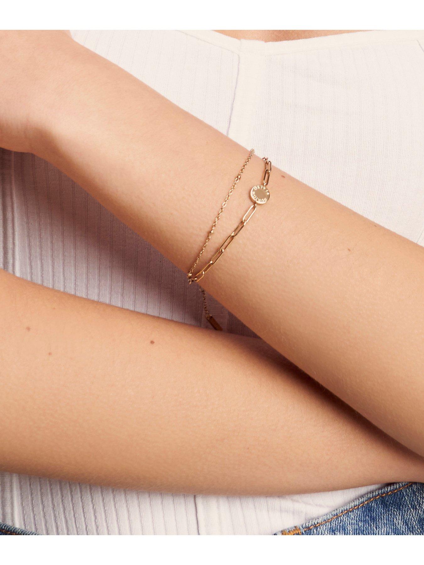 Image 4 of 6 of Olivia Burton Gold-Plated Classic Illusion Stacking Bracelet Set